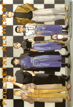 Fullmetal Alchemist - Shitajiki - Gangan 2005-6 Not for Sale (Back)